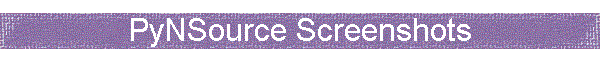 PyNSource Screenshots