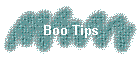 Boo Tips