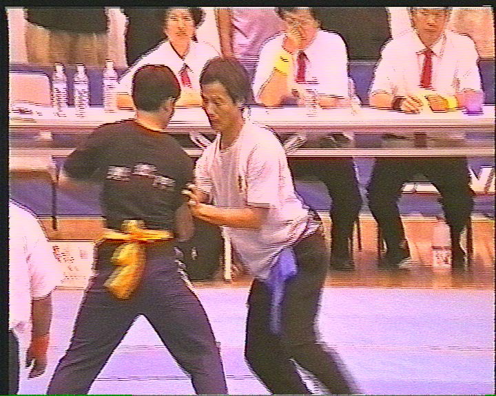 Ed Chen in push hands competition