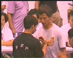 Ed Chen in push hands competition